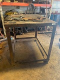 Rolling Work Table (no contents)