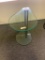 Glass end table