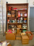 Paint cabinet & contents