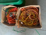 Two boxes of extension cords