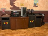 Cabinet, Trash Bins, Trash Cans and Contents