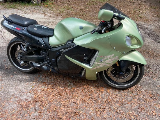 2005 Suzuki GSX1300R Motorcycle, VIN # JS1GW71A352109054