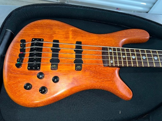 Warwick Streamer Stage II 5-string wood electric bass guitar (s/n M 163487 19 )