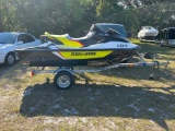 2014 Sea Doo and 2015 MagicTilt Trailers Trailer, VIN # 1M5BW1213F1E03977