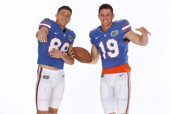 Johnny and Tommy Townsend Autographed Gators football(Value: $500.00)