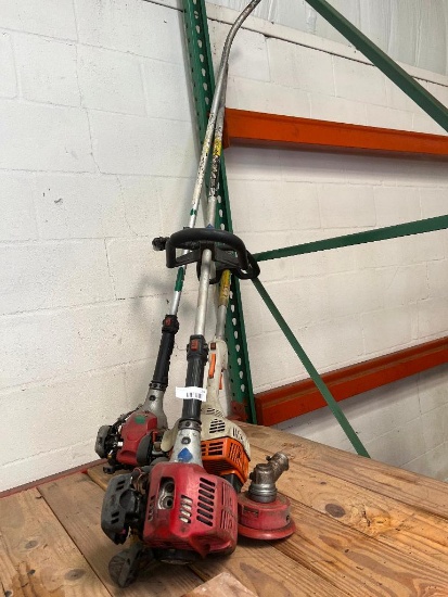 Three misc Gas Powered Engines in various stages of repair