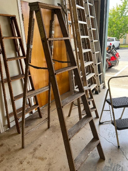 6 Ft Wood A Frame Ladder