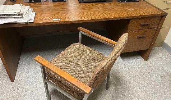 Desk and Chair (Contents not included)