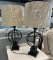 Two Metal Table Lamps