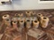 Lot of Misc Wood Candle Holders
