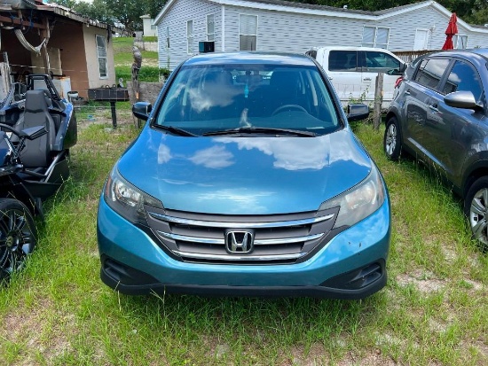 2014 Honda CR-V Multipurpose Vehicle (MPV), VIN # 2HKRM3H30EH548957