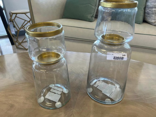 Two Glass Vases