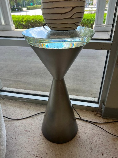 Modern Glass End Table
