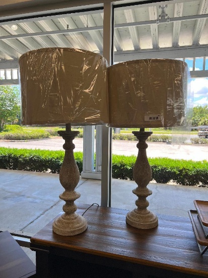 Two Ceramic Based Lamps
