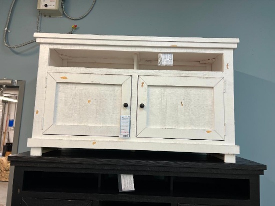 Willow 54" Console (White Distressed)