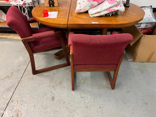 Table and Two Chairs