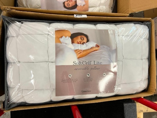 Four Soft Cell Light Reversible Pillows