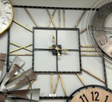 Square Metal Clock