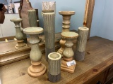 Six Candle Holders