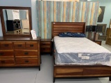 Progressive Editor Queen Bedroom Set (Headboard, 6 Drawer Dresser with Mirror and 2 Nightstands