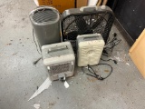 Misc lot of Two Heaters and Two Fans