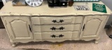 Distressed Cream colored Console