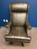 High Back Leather Executive Desk Chair