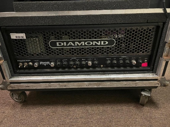 Diamond Phantom Amp in case 35"x40"x23" WHD (Case not included)