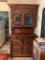 Vintage Carved Wood Hutch