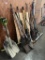 25 Misc. Shovels, Rakes & Sledge Hammers