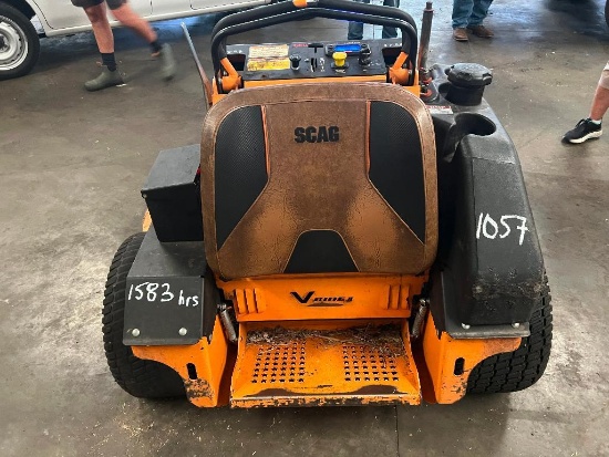 SCAG V Ride II Mower - 61" Velocity Deck - 1,583 Hours