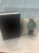 PX Leather Strap Watch, Black/Black/White (New in Box)