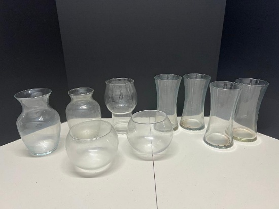 Misc lot of vases