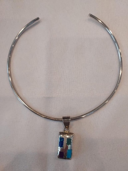 Silpada Turquoise Necklace - Sterling Silver
