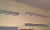 4 White Shelves Solid Wood - 48