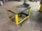 Rolling Metal Table with attached Vise