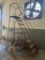9 Step Rolling Safety Ladder