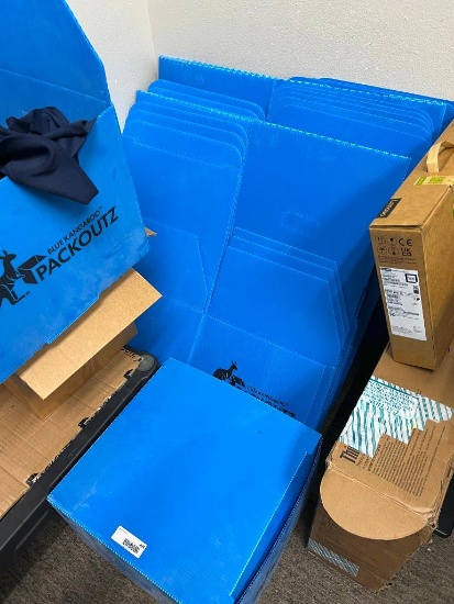 Lot of Blue Boxes