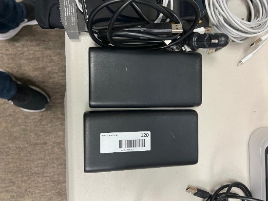 Cell Phone, 2 Charging Banks, and Misc. Cords
