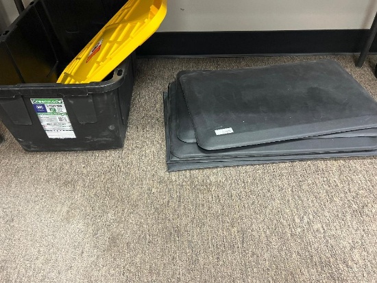 Greenmade Storage Box and 6 Rubber Floor Mats