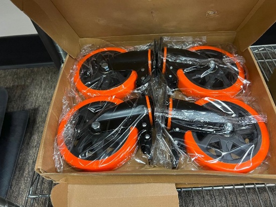 Lot of 8 - 6" Caster Wheels