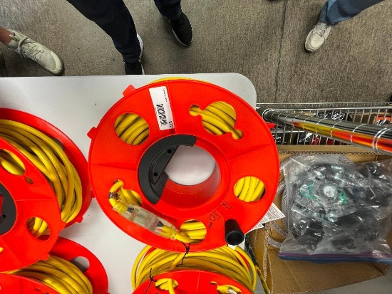 2 - 50' Extension Cords on Reel