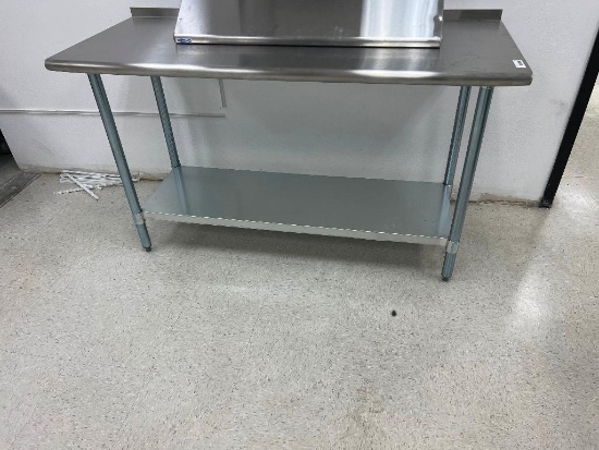 Stainless Steel Table (60" x 24.5" x 35")