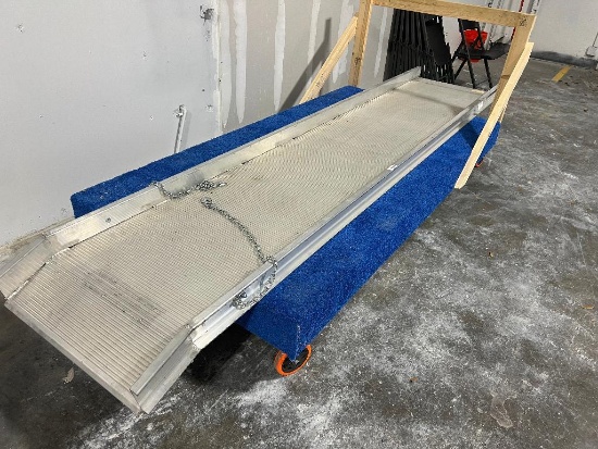 Magliner 12' Walk Up Ramp, ULINE H3194 (cart not included)