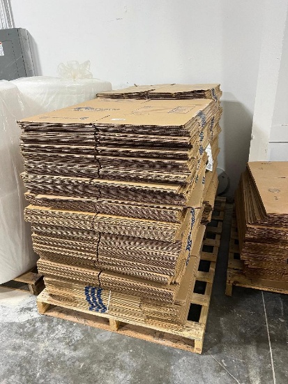Pallet of Boxes (16" x 16" x 16")