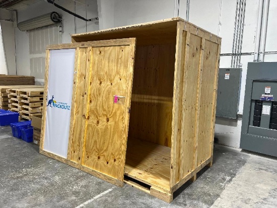 Wood Vaults (5' x 5' x 7') with Clips for Assembly. Takes approximatley 15 minutes to assemble.