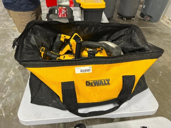 Lot of Dewalt Tools In Bag
