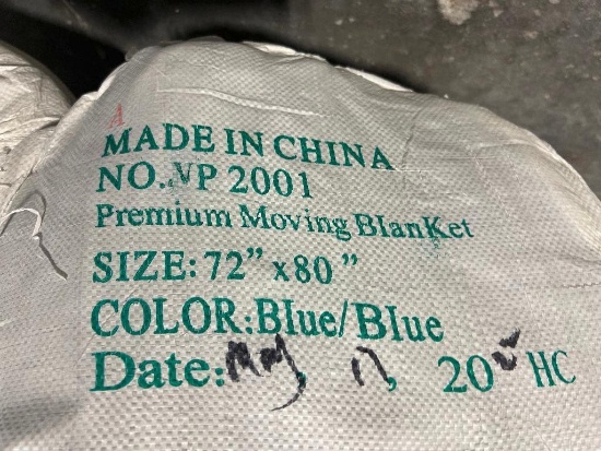 Blue Blankets Rolls (72" x 80")