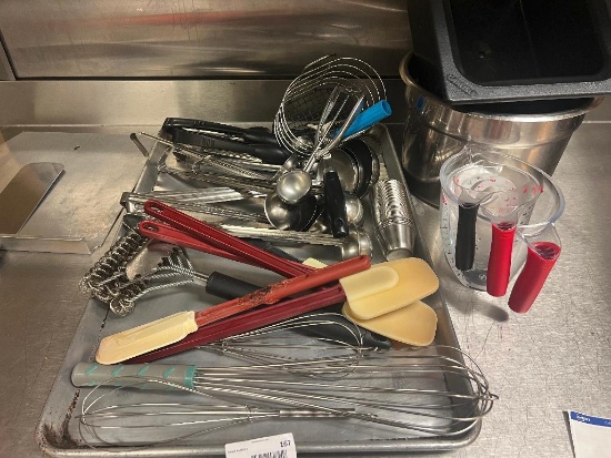 Misc. Lot of Utensils, Items, and Trays