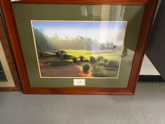 Framed Golf Picture